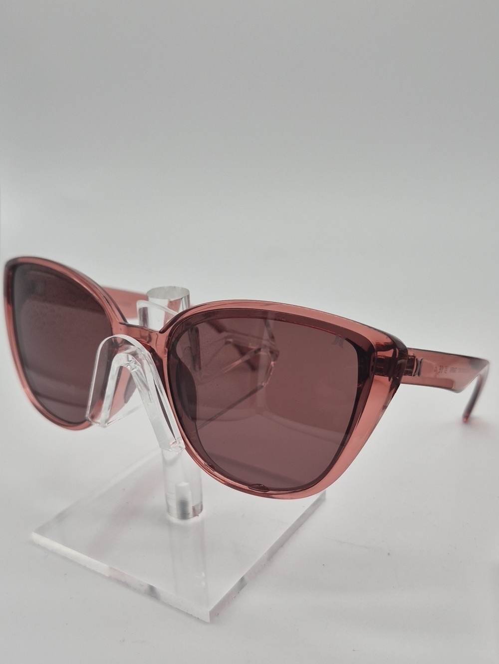 Hurley Translucent Rose-Tint Cat Eye Sunglasses HSL1003PS